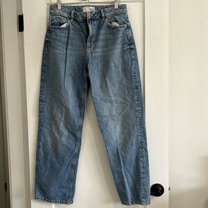 Mika mid rise baggy straight jean